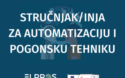 Javni poziv na upis programa usavršavanja – Stručnjak/inja za automatizaciju i pogonsku tehniku