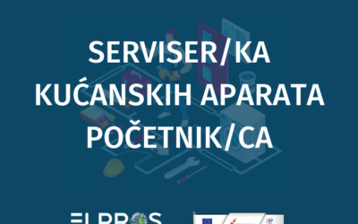 Javni poziv na upis programa osposobljavanja – Serviser/ka kućanskih aparata početnik/ca