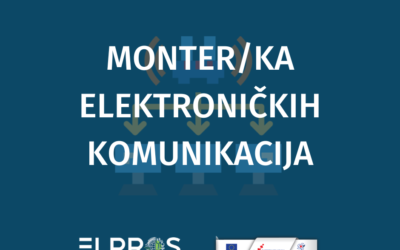 Javni poziv na upis programa osposobljavanja – Monter/ka elektroničkih komunikacija